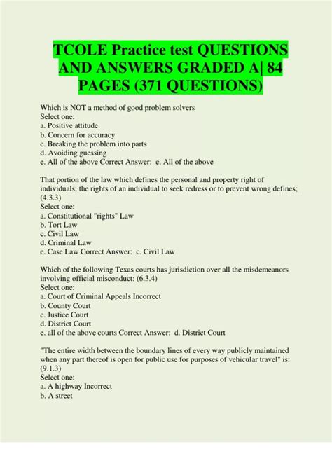 is the tcole test hard|tcole penal code practice test.